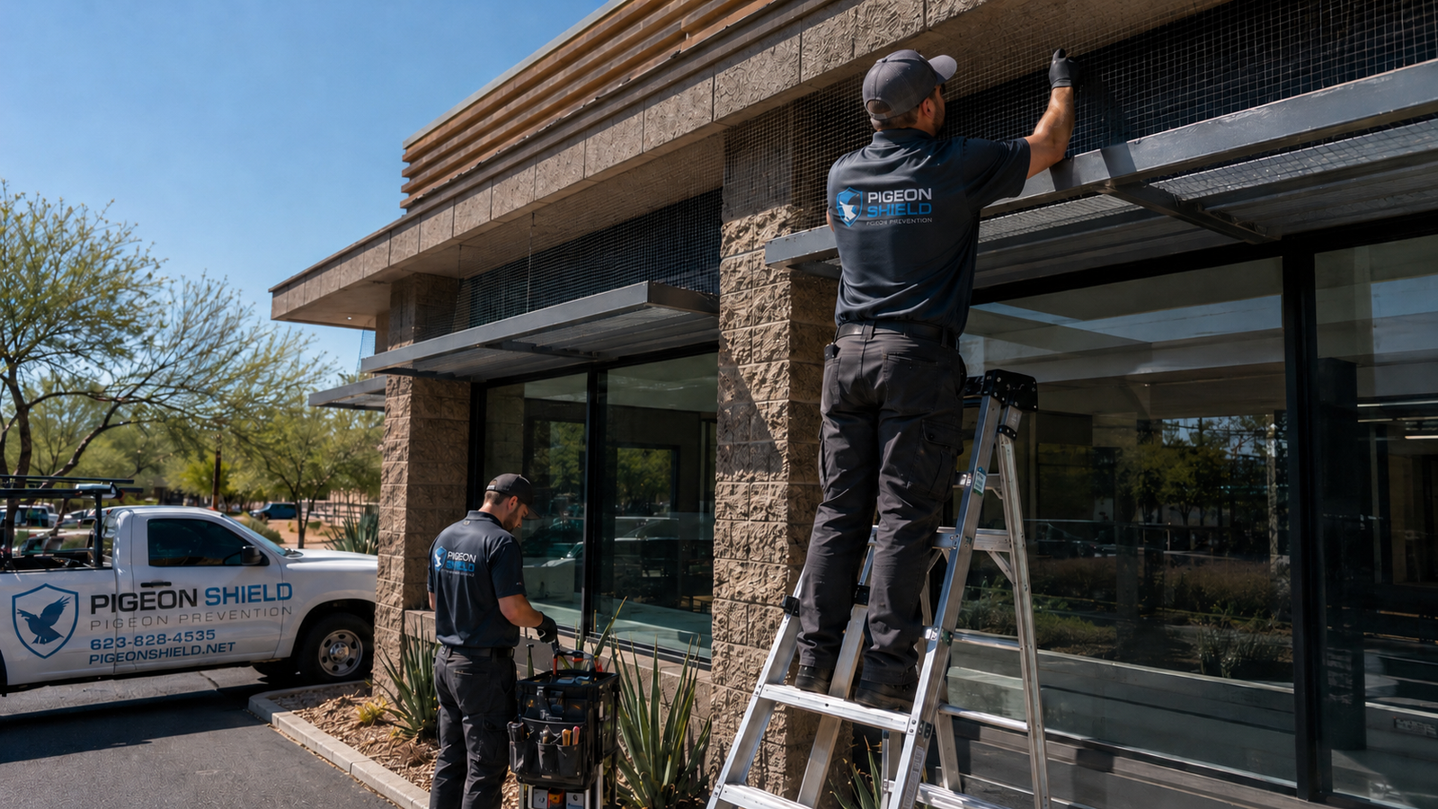 PigeonShield service for Tempe Arizona homes