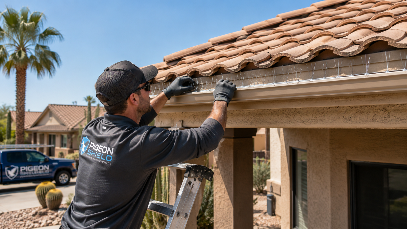 PigeonShield service for Chandler Arizona homes